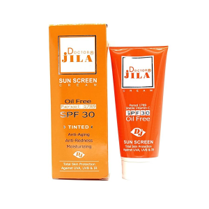 کرم  ضد آفتاب رنگی اس پی اف 30 پوست چرب دکتر ژیلا