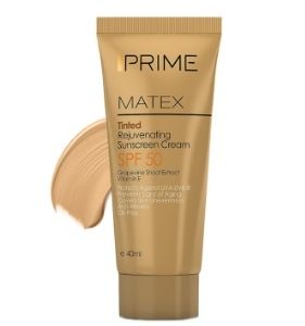 کرم ضد آفتاب جوان کننده اس پی اف 50 رنگی پریم