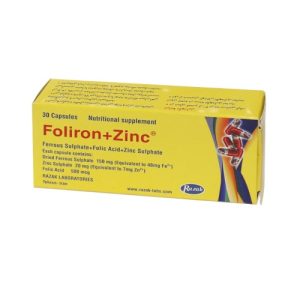 کپسول فولایرون و زینک رازک