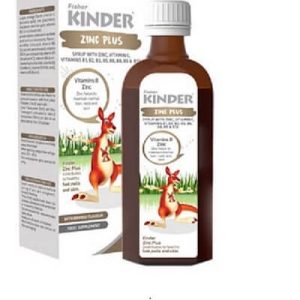 شربت زینک پلاس فیشر کیندر