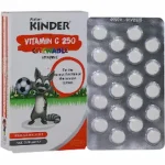 قرص جویدنی ویتامین سی 250 فیشر کیندر