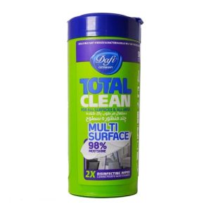 دستمال مرطوب پاک کننده چند منظوره سطوح دافی