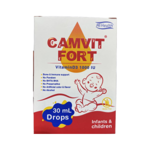 قطره ویتامین د3 1000 واحدی کامویت فورت 30 میلی لیتر های هلث