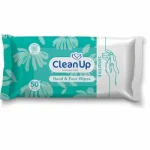 دستمال مرطوب دست و صورت سبز  کلین آپ - تصویر 2