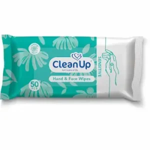دستمال مرطوب دست و صورت سبز  کلین آپ