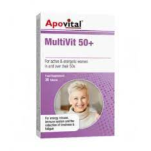 مولتی ویتامین بالای 50 سال 30 عددی آپوویتال