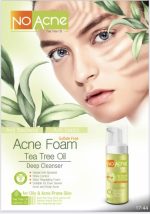 فوم شستشو پوست چرب و جوش دار  روغن درخت چای و روغن لیمو نو آکنه