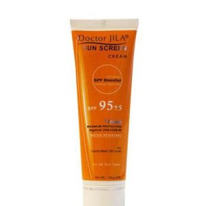 کرم ضد آفتاب رنگی اس پی اف 95 دکتر ژیلا