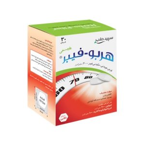 قرص جویدنی هربو فیبر طعم تافی سپید طب