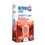 کاندوم هپی لیدی خاردار همراه با ژل انار کدکس - تصویر 2