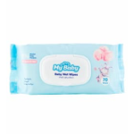 دستمال مرطوب کودک انواع پوست 70 عددی مای بی بی