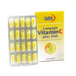 کپسول ویتامین سی با روی 10 میلی گرم یوروویتال - تصویر 2