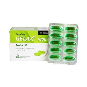 کپسول روغن کرچک ژلاکس دانا