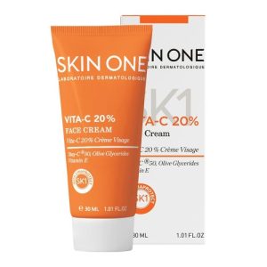کرم ویتامین سی 20 درصد صورت اسکین وان