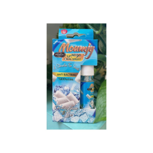 اسپری خوشبو کننده و ضد عفونی کننده دهان با طعم آدامس یخی مومجی