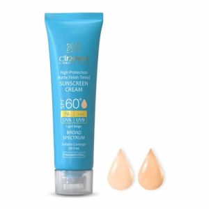 کرم ضد آفتاب فاقد چربی اس پی اف 60 سینره