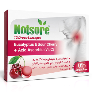 آبنبات سرد مکیدنی آلبالو و اکالیپتوس گلودرد ناتسور