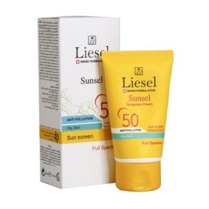 کرم  ضد آفتاب سانسل پوست چرب +SPF50 لایسل