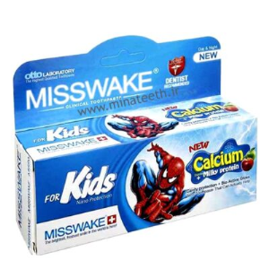 خمیر دندان کودک همراه با کلسیم مرد عنکبوتی میسویک