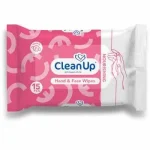 دستمال مرطوب دست و صورت صورتی کلین آپ