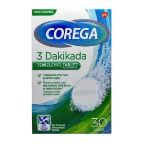 قرص جوشان تمیز کننده دندان مصنوعی کورگا