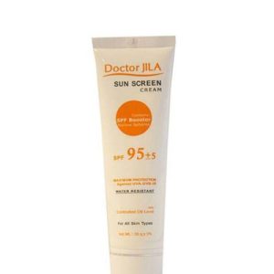 کرم ضد آفتاب اس پی اف 95 بی رنگ دکتر ژیلا