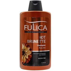 شامپو تثبیت کننده رنگ مو قهوه ای 400 میلی لیتر بدون سولفات فولیکا