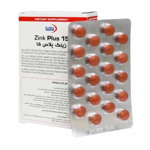 عکس قرص زینک پلاس 15 یوروویتال
