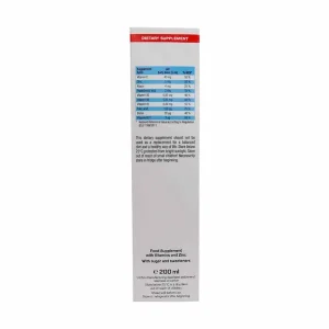 Zinc Plus Juice with B Complex and Vitamin C Eurho Vital
