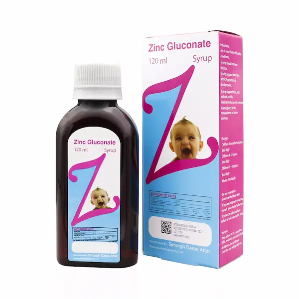 شربت زینک گلوکونات سیمرغ