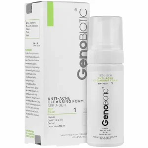 فوم شستشوی صورت آنتی آکنه سبوژن 1 ژنوبایوتیک