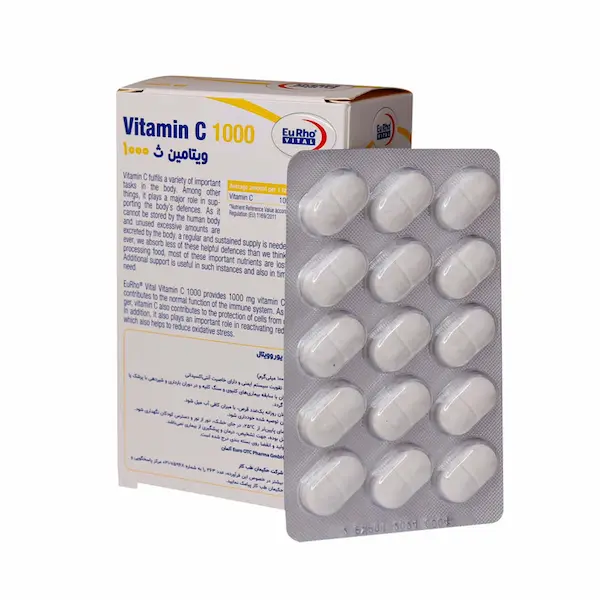 قرص ویتامین سی 1000 یوروویتال