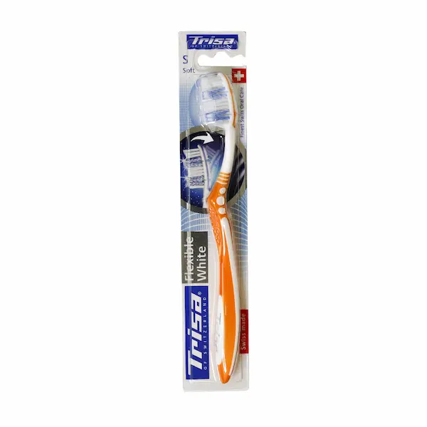 مسواک نرم تریزا فلکسیبل وایت نارنجی