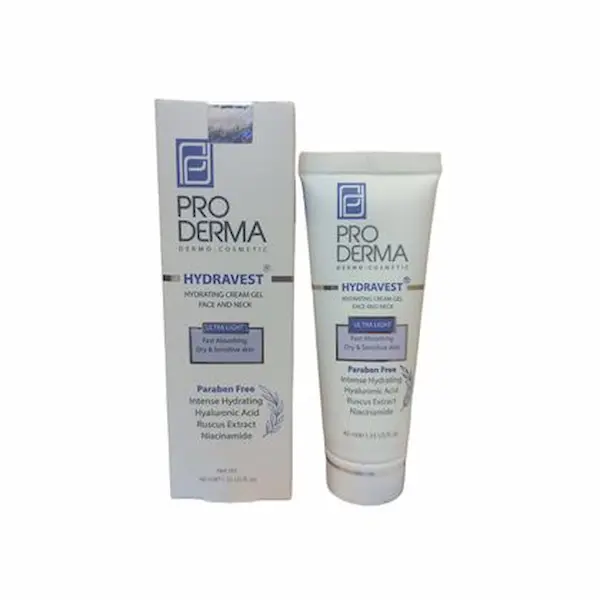 کرم ژل صورت و گردن هیدراوست پرودرما