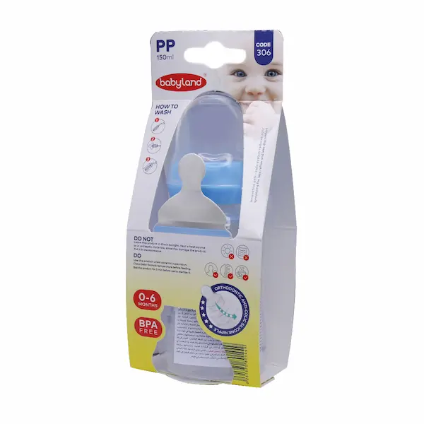 شیشه شیر آبی بیبی لند کد 306