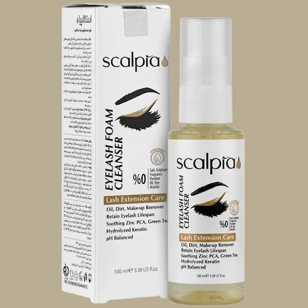 فوم شستشوی مژه اکستنشن اسکالپیا