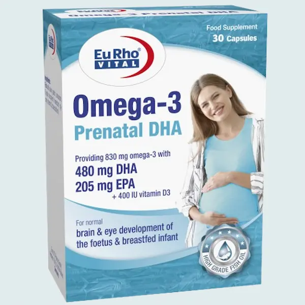 قرص امگا 3 در بارداری یوروویتال