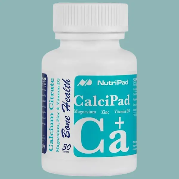 قرص کلسیم سیترات منیزیم زینک ویتامین دی نوتری پاد