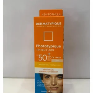 ضد آفتاب فلوئید پوست چرب رنگی درماتیپیک