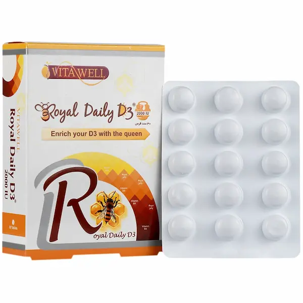 قرص رویال دیلی رویال ژلی + ویتامین د3